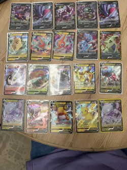 Pokemon TCG v Bundle Assorted Cards 111Count - Image 1