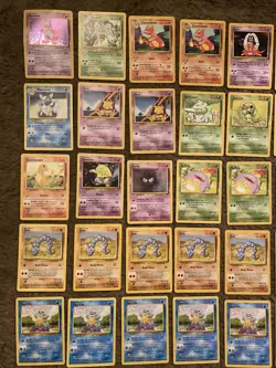 Pokemon Series 1 Base Set 101 Card Lot - Holo Rare Uncommon Shadowless NM/LP/MP - Image 3