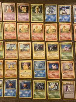 Pokemon Series 1 Base Set 101 Card Lot - Holo Rare Uncommon Shadowless NM/LP/MP - Image 4
