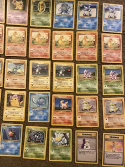 Pokemon Series 1 Base Set 101 Card Lot - Holo Rare Uncommon Shadowless NM/LP/MP - Image 5