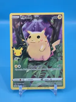 Pokemon Pikachu TCG Celebrations Card #005/025 Full Art Holo Nm - Image 1