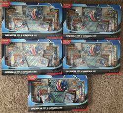 Pokemon Trading Card Game Greninja EX and Kingdra EX Special Collection Box X5 - Image 1