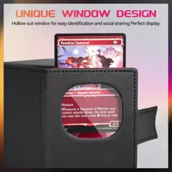 Deck Box for Commander Display with 2 Card Dividers,Trading Card Storage Box Fit - Image 3