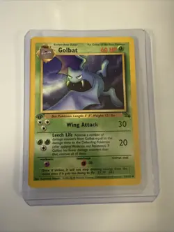 Pokemon TCG Golbat Fossil 1st Edition Uncommon Card 34/62 - Image 1