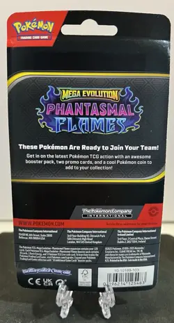 Pokemon TCG Phantasmal Flames Coin Blister Pack - Ethan’s Magcargo - Image 2