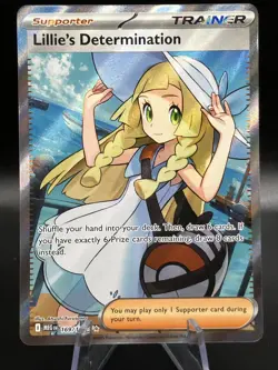 Lillie's Determination 169/132 Pokemon Mega Evolution Full Art - Image 1