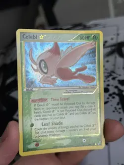 Pokemon Celebi Gold Star 100/100 Holo EX Crystal Guardians - Image 3