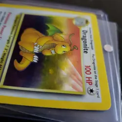 Pokemon Fossil Set DRAGONITE Holo Rare 4/62 - 1999 Vintage - Moderate Play (MP) - Image 5