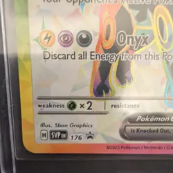 Pokemon Umbreon ex SVP176 Sv: Scarlet & Violet Promo Full Art Holo EX 2025 - Image 5