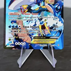 Team Aqua's Kyogre EX 6/34 Double Crisis Pokemon TCG Holo Full Art LP/NM - Image 4