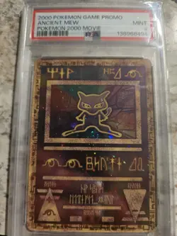 Ancient Mew 2000 Pokemon Game Promo PSA 9 With FART *Swirl*🌀 - Image 1