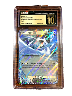 Lugia EX Double Rare #082 - CGC PRISTINE 10 - Prismatic Evolutions - Pokemon TCG - Image 1