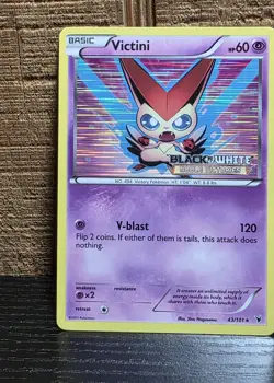 Pokemon B&W: Noble Victories Set - Victini Prerelease Promo 43/101 NM Stamped - Image 4