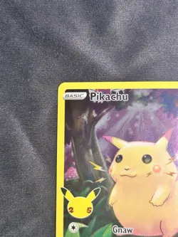Pikachu 005/025 Full Art Pokemon Celebrations 25th Anniversary - Image 5