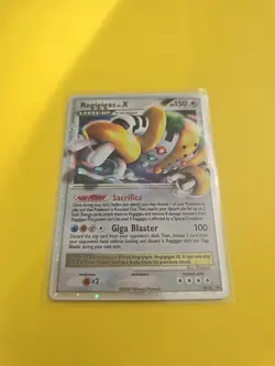 Pokemon TCG Regigigas LV.X Dp Black Star Promotional DP30 Holo Promo 1st Edition - Image 2