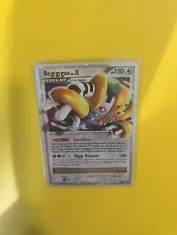 Pokemon TCG Regigigas LV.X Dp Black Star Promotional DP30 Holo Promo 1st Edition - Image 3