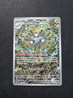 Pokemon Magneton SVP 159 Surging Sparks Full Art Holo Black Star Promo - Image 1