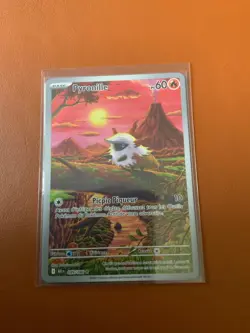 Carte Pokemon PYRONILLE 099/086 HOLO AR EV10.5 Foudre Noire BLK FR NEUF - Image 1