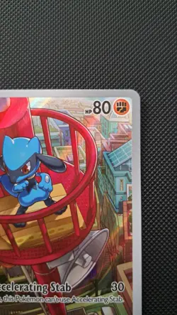 Pokemon TCG - Riolu MEP 010 Mega Evolution Promo - Pokemon Centre Stamped - Image 3