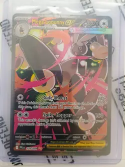 Mega Lopunny ex SIR 128/094 - Phantasmal Flames - LP (Edge Ding) Pokemon - Image 1