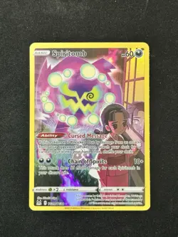Pokemon TCG Spiritomb Ultra Rare Lost Origin Trainer Gallery TG09/TG30 NM - Image 1
