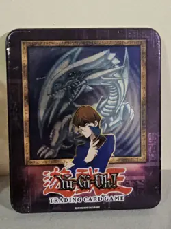 Empty Yu-Gi-Oh 2003 Collectible Tin Kaiba Blue-Eyes White Dragon Tin - Image 2