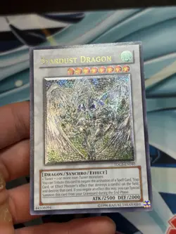 Yu-Gi-Oh! TCG Stardust Dragon Ultimate Rare Light Play TDGS-EN040 - Image 1