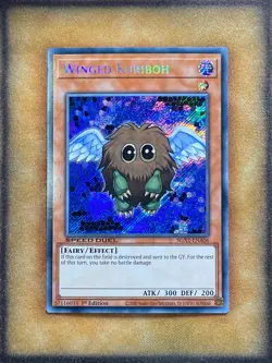 Yugioh Winged Kuriboh SGX1-ENA06 Speed Duel Secret Rare 1st Ed NM - Image 1