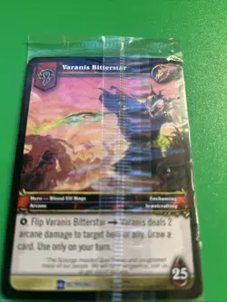 🔥 World of Warcraft TCG Sealed 4-Card BC Promo Varanis Bitterstar & Dark Portal - Image 5