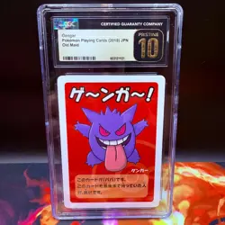 CGC 10 PRISTINE Gengar Old Maid 2019 Japanese Pokemon Card - Image 1