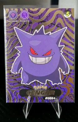 2024 Pokemon NINTENDO CRYSTAL CARD Collection GENGAR NEW, #0094. - Image 1