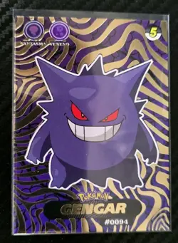 2024 Pokemon NINTENDO CRYSTAL CARD Collection GENGAR NEW, #0094. - Image 3