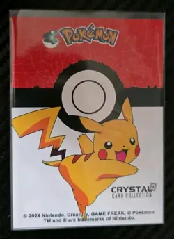 2024 Pokemon NINTENDO CRYSTAL CARD Collection GENGAR NEW, #0094. - Image 4