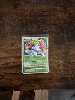 Shaymin LV.X Land Forme 126/127 Platinum Holo LP Rare Pokemon Card TCG - Image 1