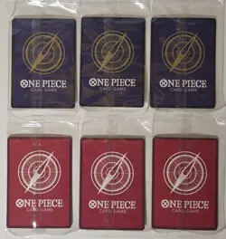 One Piece TCG Asia Exclusive Mini Tin Set Vol 1 Promos - 6 SEALED STAMPED Cards - Image 2