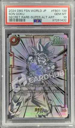 CARTA POKEMON SON GOKU FB01-139 JAP PSA 10 GRADATA TCG CARD - Image 1