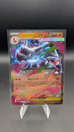 Mega Charizard X EX 013/094 Phantasmal Flames Near Mint Raw card Pokemon TCG - Image 1