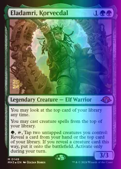 MTG Eladamri, Korvecdal (149s/85) Modern Horizons 3 Promos LP FOIL - Image 1