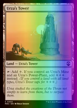 MTG Urza's Tower (403r/782) Modern Horizons 3 Commander LP FOIL - Image 1