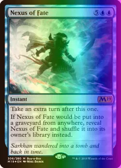MTG Magic the Gathering Nexus of Fate (306/339) Core Set 2019 MP FOIL - Image 1