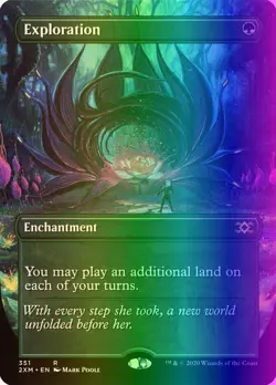 MTG Magic the Gathering Exploration (351/503) Double Masters LP FOIL - Image 1