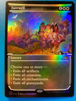 MTG 1x FOIL SHOWCASE Farewell # 365 Kamigawa: Neon Dynasty Magic Gathering x1 NM - Image 1