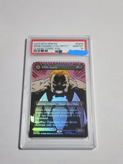 MTG Eddie Brock Venom (0233) (Borderless) Marvel's Spider-Man Foil PSA 10 💎💎💎 - Image 1