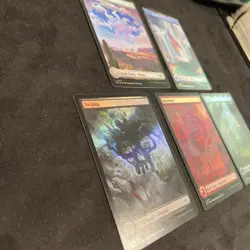 Outlaws Of Thunder Junction x5 FOIL Full Art Basic Land Set NM MTG #272-276 - Image 3