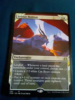 MTG Felidar Retreat - Showcase Zendikar Rising 292 Regular Rare - Image 1