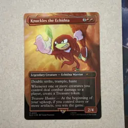 Magic The Gathering Secret Lair - Knuckles The Echidna - 2082 Non Foil - Image 1