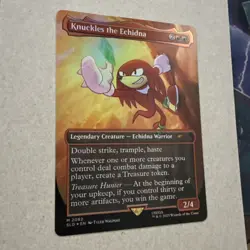Magic The Gathering Secret Lair - Knuckles The Echidna - 2082 Non Foil - Image 2