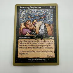 Recurring Nightmare LP - 1998 Brian Selden (EXO) World Championship Decks MTG - Image 1