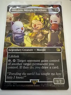 Stiltzkin, Moogle Merchant (Borderless) (Chocobo Track Foil) Final Fantasy Foil - Image 1