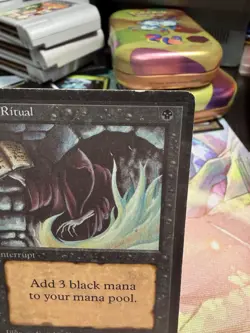 Dark Ritual MP Beta MTG Magic the Gathering, Black Staple, Vintage/Old School 93 - Image 3